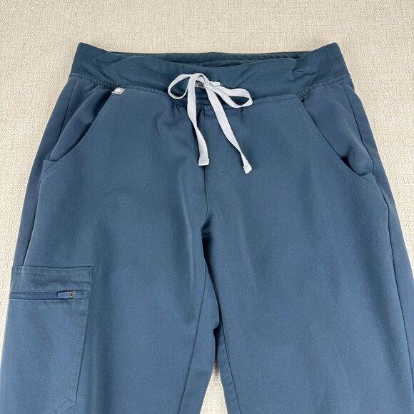 Figs Zamora Jogger Scrub Pants Womens Small Dark Harbor PO 3023 Style W18SW2005 - Picture 2 of 11